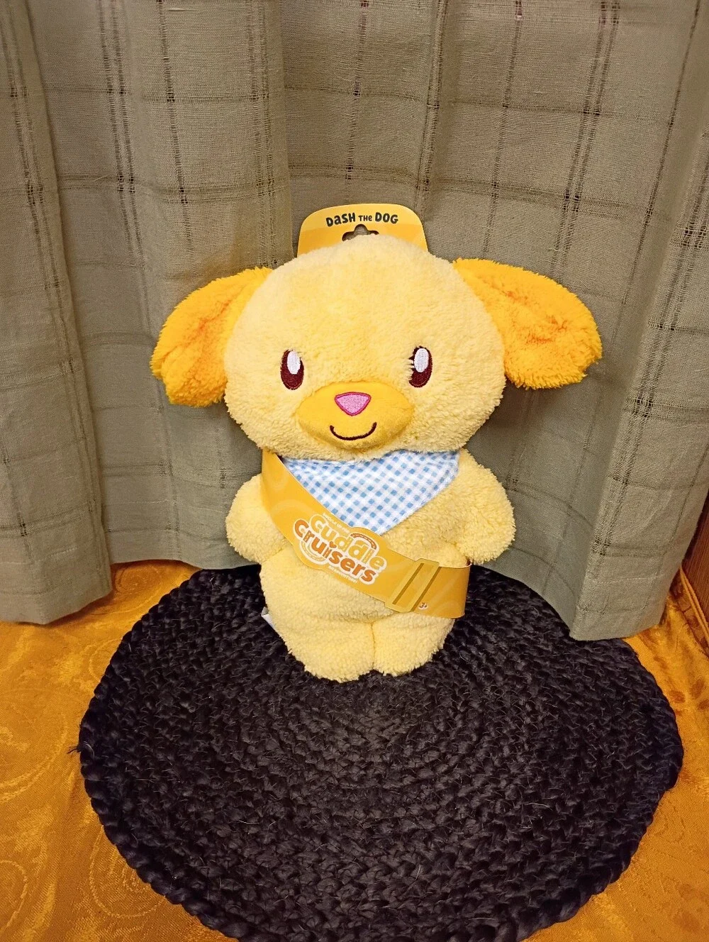 NWT Cuddle Cruisers Dash The Dog Seatbelt/Backpack Strap Cover 12